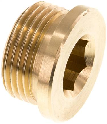Verschlussstopfen Innenskt. G 3/4", Messing