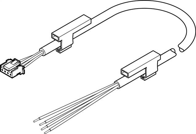 FESTO NEBS-L1G4-K-5-LE4 (572577) Verbindungsleitung
