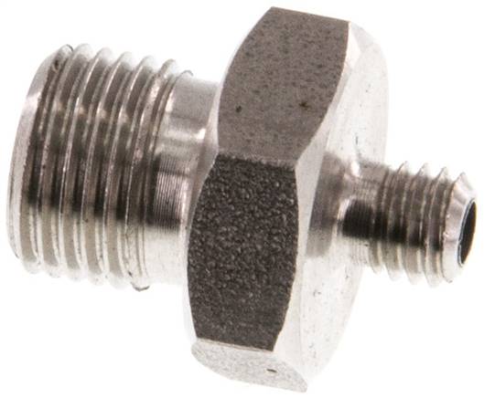 Doppelnippel G 1/8"-M 5, 1.4571
