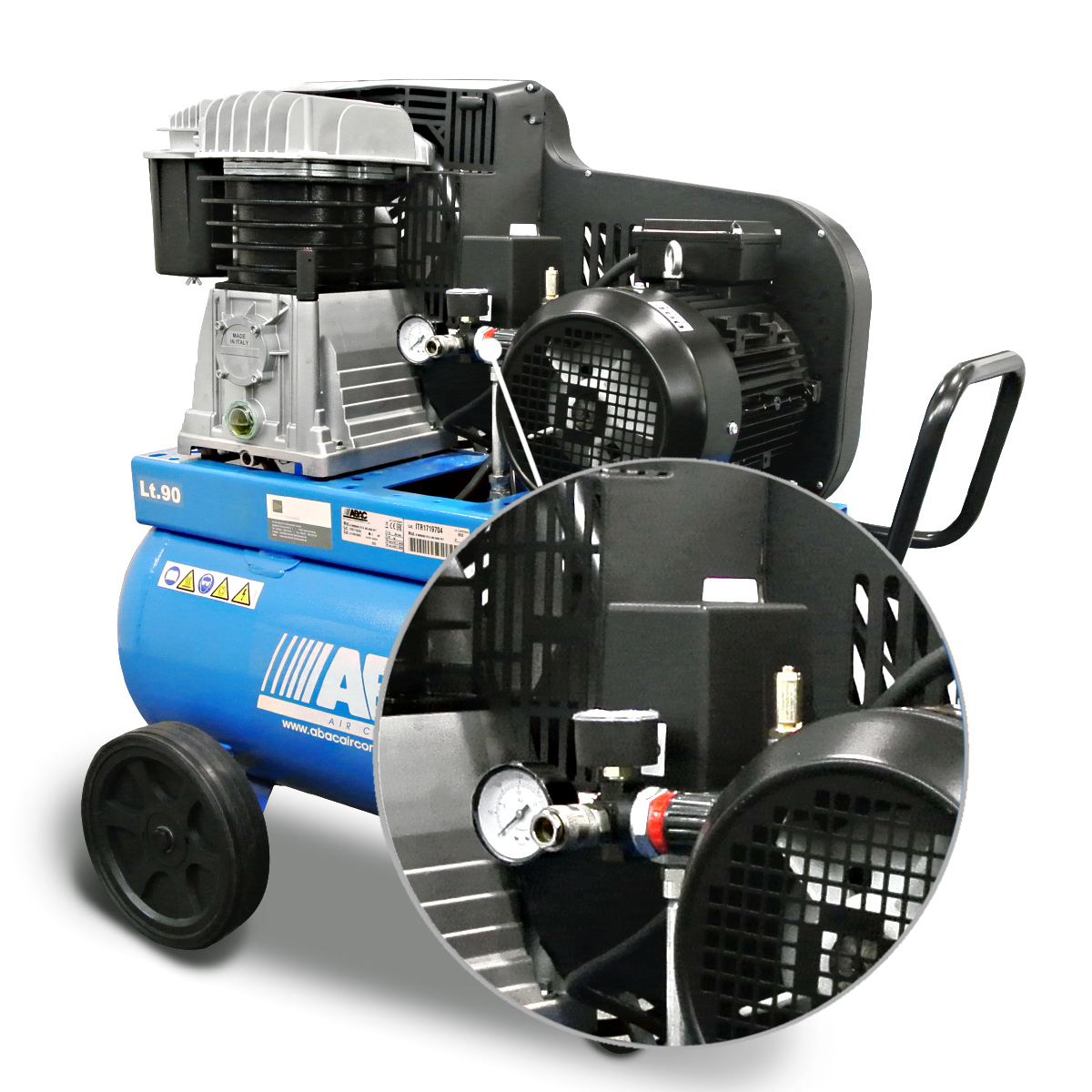 ABAC Kompressor B 5900B/90 CT5 5 400 ABAC RFT – Der mobile Druckluftspezialist!