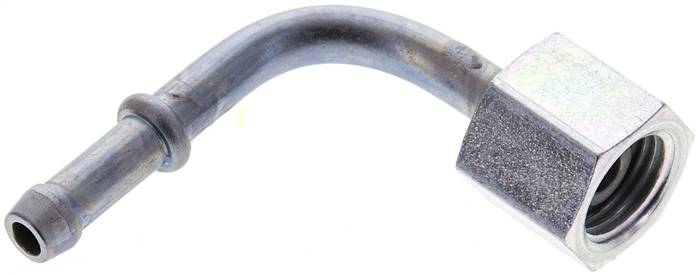 90°-Schlauchnippel G 1/4" Überwurfmutter, 5 - 6mm