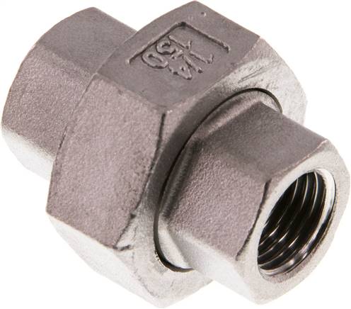 Verschraubung kon. dichtend Rp 1/4" (IG),1.4408