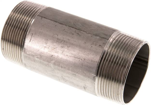 Rohrdoppelnippel R 2"-120mm, 1.4571