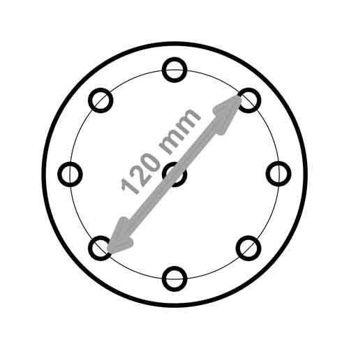 Rodcraft Teller Klett Hart für 7691V