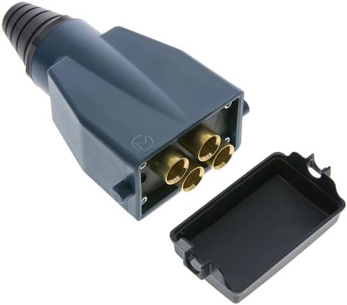 Mehrfachkupplung 4x 8mm Schl.,Stecker, für Stecker beidseitig absperrend