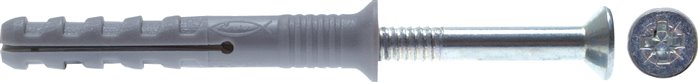 FISCHER Nageldübel 8x80, 100er Pack, Standard (Senkkopf)
