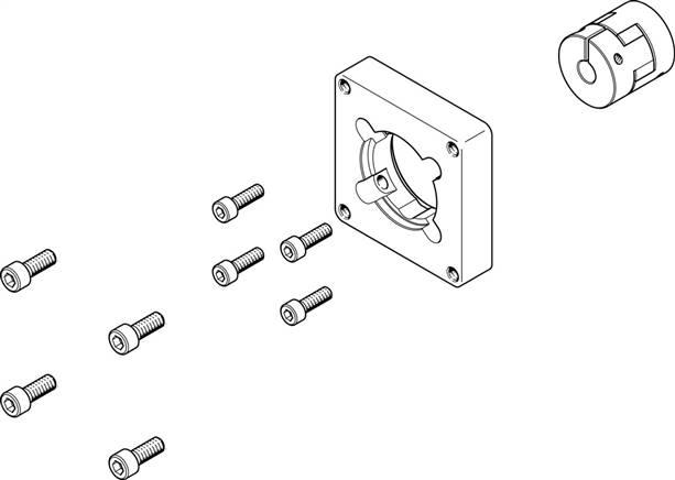 FESTO EAMM-A-P10-38A-67A (2297644) Axialbausatz