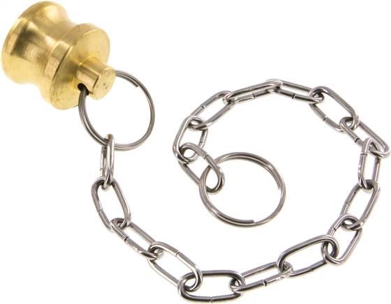 Kamlock-Verschlussstecker (DP) 3/4", Messing