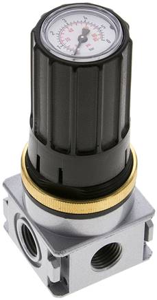 MULTIFIX Manometerregler, Reihenmontage, G 1/4", Multifix 0, 0.1-3 bar