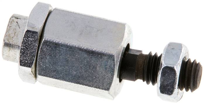 Flexokupplung M 6, Stahl verzinkt