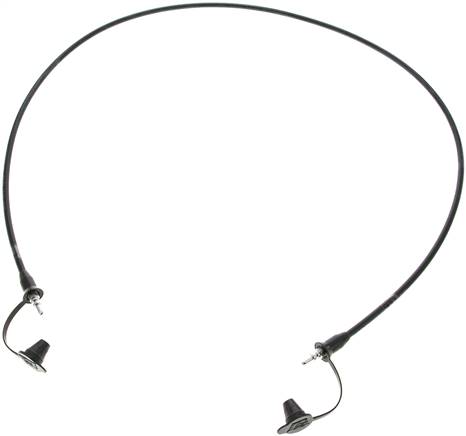 Messschlauch, 1.000mm, Steckanschluss - Steckanschluss