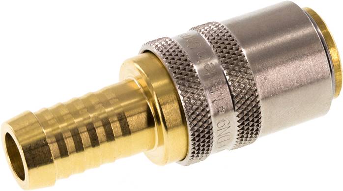 Temperier-Schnellkupplung (gerade) 13mm Zapfen, 13 (1/2")mm Schlauch, ohne Ventil
