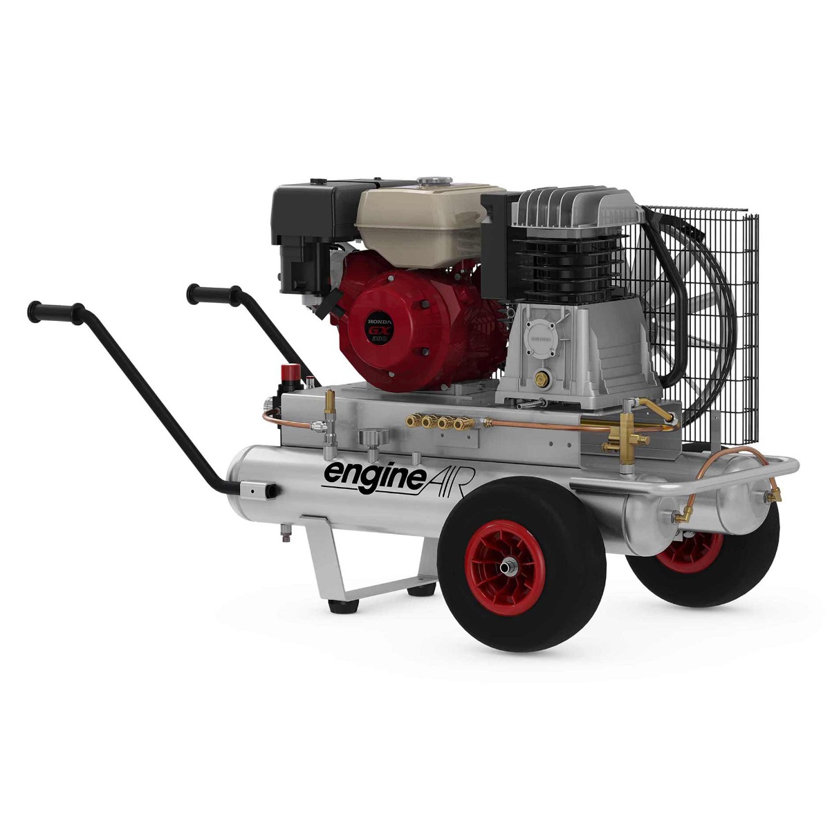 Kolbenkompressor mit Benzinmotor Typ engineAIR 9/17+17 S