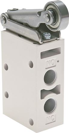 3/2-Wege Endschalter G 1/8", Stahlrolle (kugelgelagert)