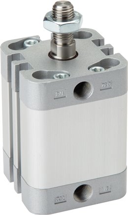 ISO 21287-Zylinder, doppeltw., Kolben 63mm, Hub 10mm, Kolbenstange AG