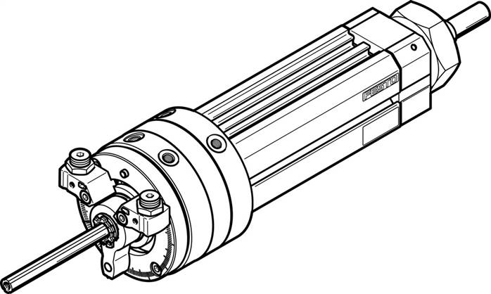 FESTO DSL-32-80-270-P-A-S2-KF-B (556708) Schwenk-Lineareinheit