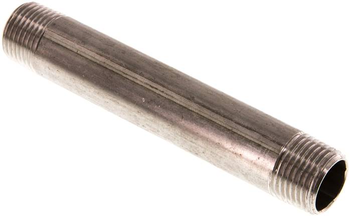 Rohrdoppelnippel R 1/2"-120mm, 1.4571