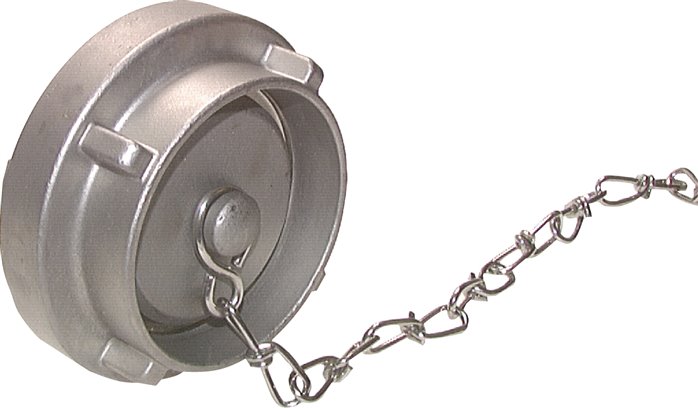 Storz-Blindkupplung 75-B (89mm), Aluminium (geschmiedet) Typ STKV 89 A KEY