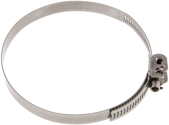 12mm Sicherheitsschlauchschelle 110 - 140mm, Edelstahl