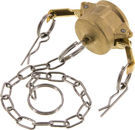 Kamlock-Verschlusskappe (DC) 3/4", Messing