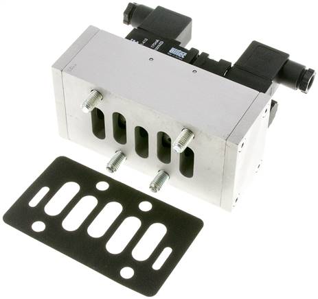 ISO-Ventil (Größe 3), 5/3-Wege Mittelstellung entlüftet, 115 V AC