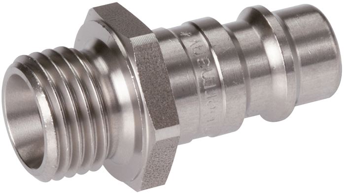 Kupplungsstecker (NW7,2) G 1/4"(AG), 1.4404
