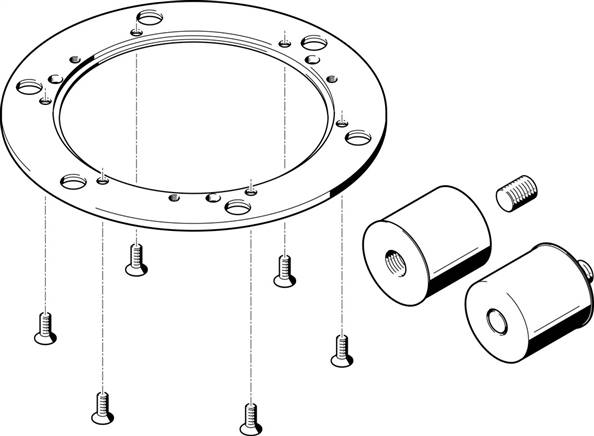 FESTO DADM-CK-220-6 (548116) Teilungsbausatz