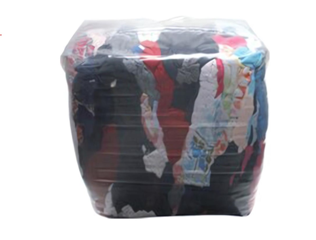 Industrieputzlappen (Trikot, bunt), 10 kg Ballen