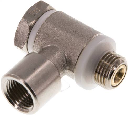 Drosselrückschlagventil G 1/8", abluftregelnd (B), Messing