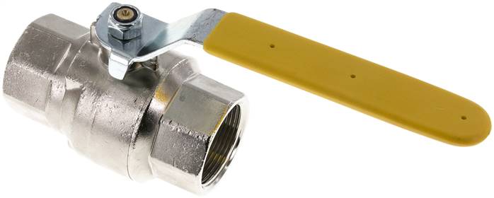 Messing-Kugelhahn, Rp 1-1/2", 0 bis 10bar, für Sauerstoff (Industrie)