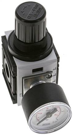 FUTURA Druckregler, G 1/4", 0,2 - 4bar, Baureihe 0, mit durchgehender Druckversorgung