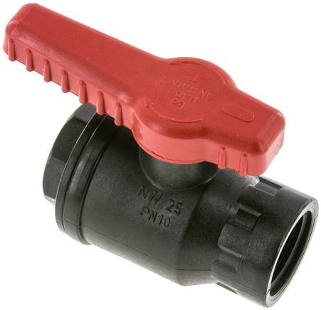 Kugelhahn (Polypropylen), G 1", PN 10