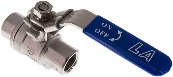 Edelstahl-Kugelhahn, Eco-Line, G 3/8", 0 bis 63bar