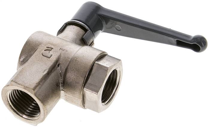 Messing-Winkelkugelhahn, G 1/2", PN 20