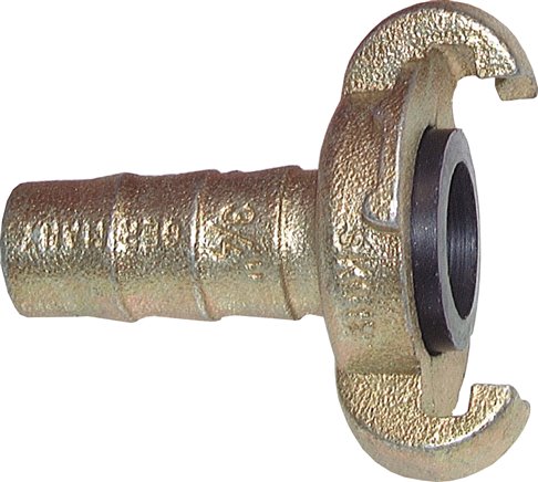 Kompressorkupplung 13 (1/2") mm Schlauch, Stahl verzinkt, Dichtung NBR