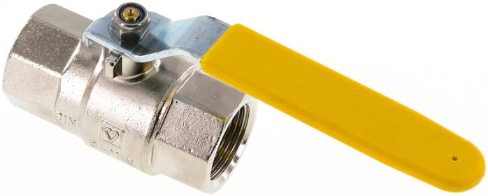 Messing-Kugelhahn, Rp 1", 0 bis 10bar, für Sauerstoff (Industrie)