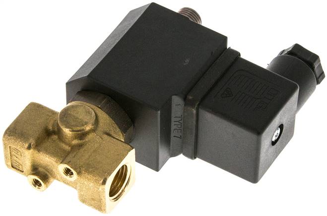 3/2-Wege Magnetventil G 1/4" stromlos geschlossen (NC) 24V=