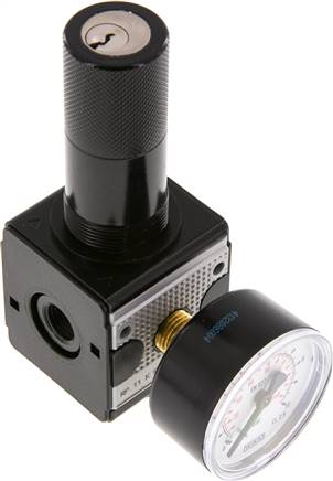 MULTIFIX Präzisionsdruckregler, abschließbar,G 1/4" 0,2 - 6bar