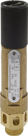 TÜV-Hochleistungssicherheitsventil G 1/2", 24,0 bar