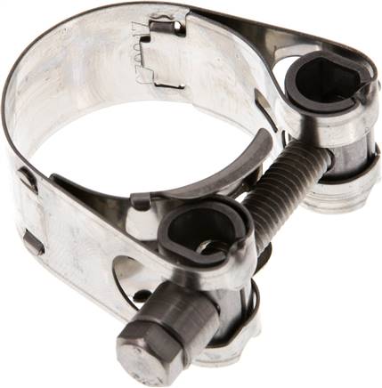 18mm Gelenkbolzenschelle, 29 - 31mm, 1.4301 (W4)