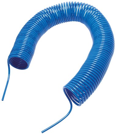 PA-Spiralschlauch 12 x 9 mm, schwarz, 2,5 mtr. Arbeitslänge