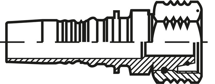 4SH-Pressanschluss DKO-S (45°), M 42 x 2 (30 S)
