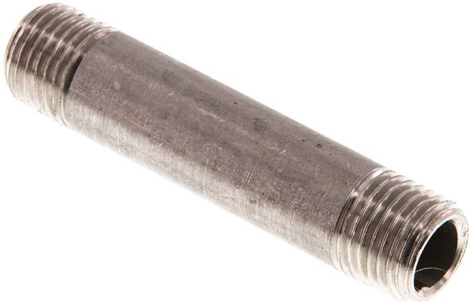 Rohrdoppelnippel R 1/4"-60mm, 1.4571