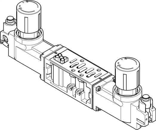 FESTO VABF-S2-2-R4C2-C-6 (555777) Reglerplatte