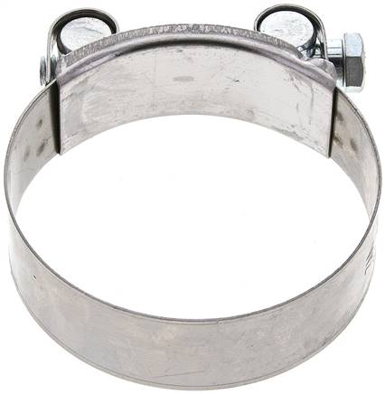 24mm Eco-Gelenkbolzenschelle, 74 - 79mm, 1.4016 (W2)