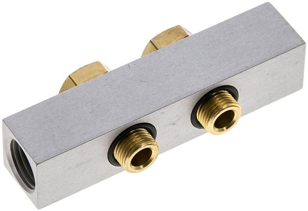 P-Leiste inkl. Hohlschrauben und Dichtungen für Ventilbaureihe M04 / P04 R 281/2