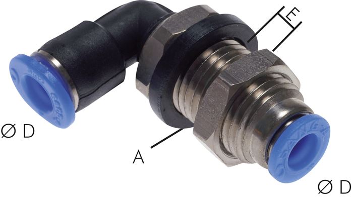 Winkel-Schott-Steckanschluss 3mm, IQS-Mini