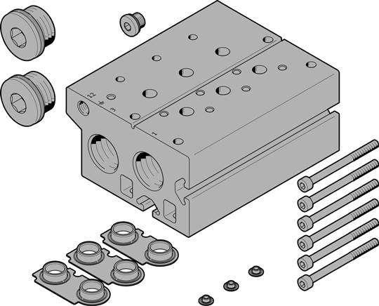 FESTO VABM-B10-30E-G34-3-P3 (8026396) Anschlussblock