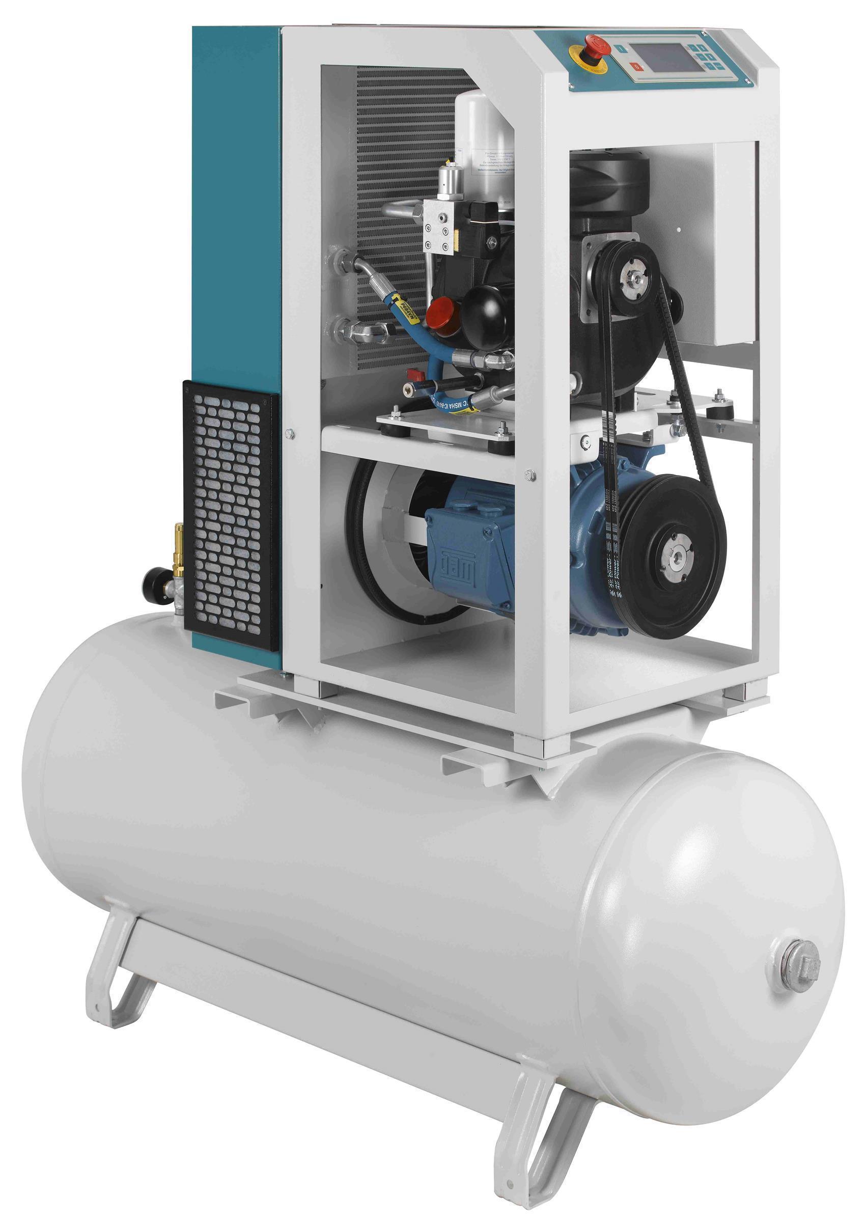 RENNER-Kompressor RSD-PRO 3,0 auf 250 Liter Behälter | Schraubenkompressor