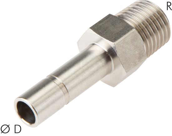 Einschraubtülle R 1/8"-8mm Stecknippel, IQS-ES LE